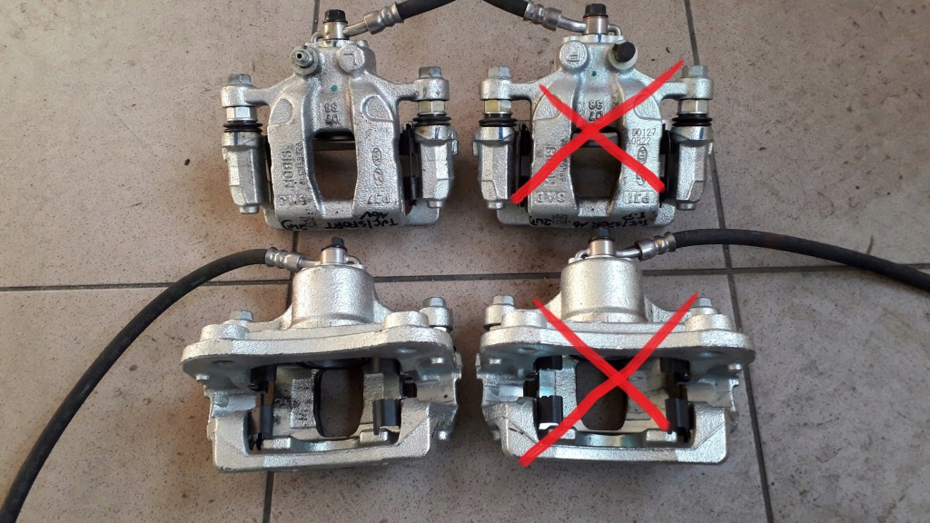 фото №1, Hyundai tucson ii iii 2015-20 суппорт тормозной задняя задний новый левый