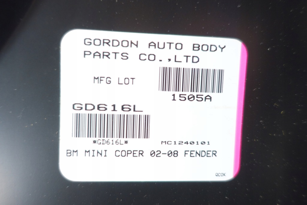 фото №5, Крыло перед левый mini cooper r50 r53 r52 r56