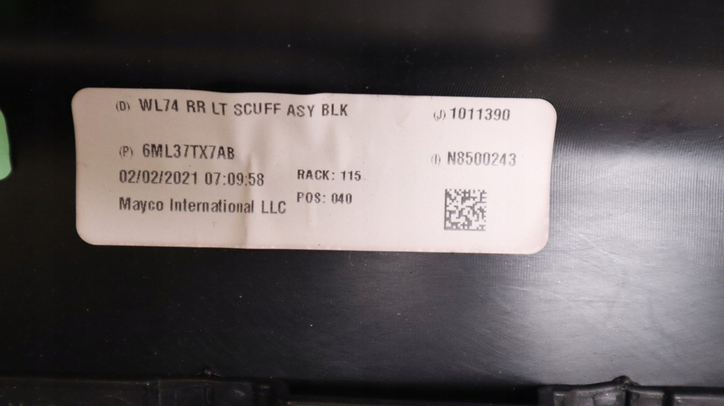 фото №7, Jeep grand cherokee wl защита порог левая задняя 6ml37tx7ab