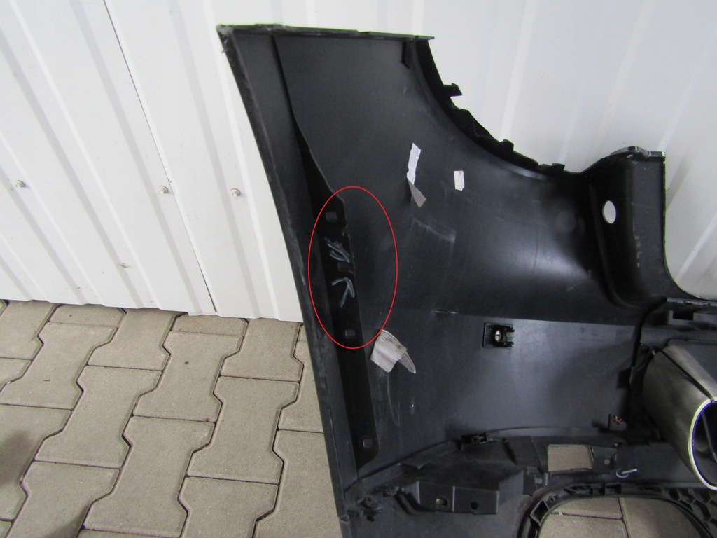 фото №10, Бампер задняя porsche macan 95b 13-/końcówki выхлоп