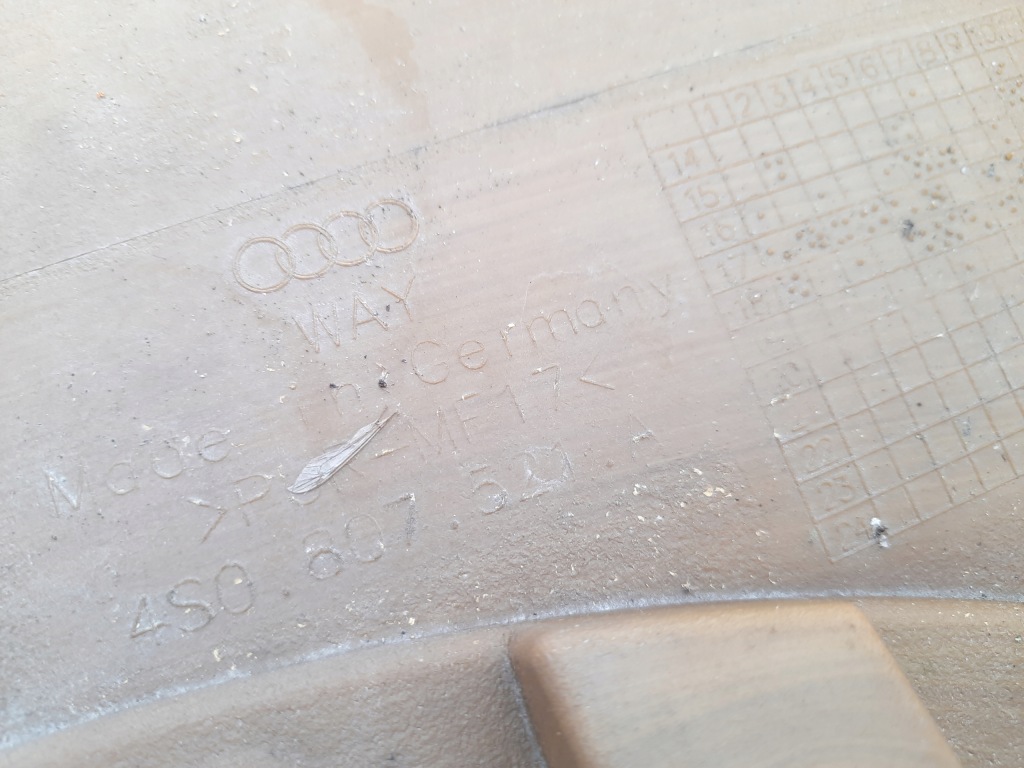 фото №3, Audi r8 4s0 диффузор бампера задняя 4s0807521a