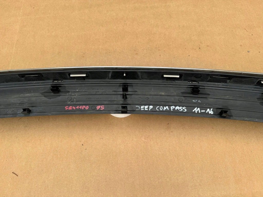 фото №9, Jeep compass i 1 lift 11-17 молдинг хром бампера задня задня