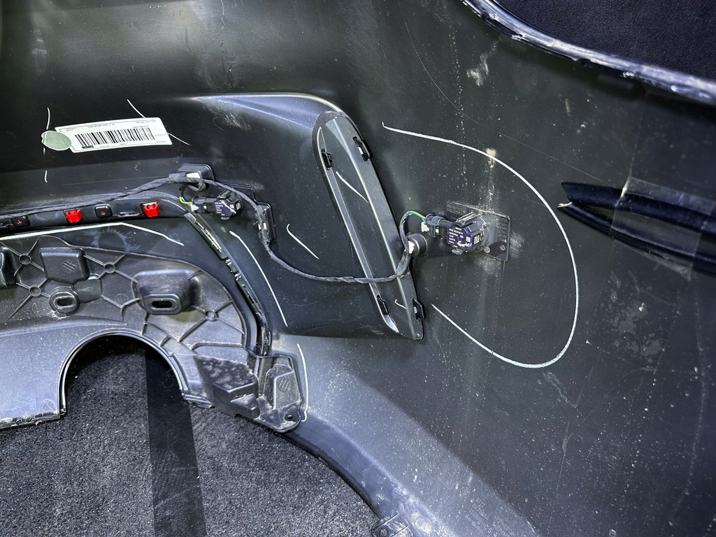 фото №7, Bmw 4 g22 g23 m-pakiet kompletny бампер задній 6xpdc 475 black sapphire