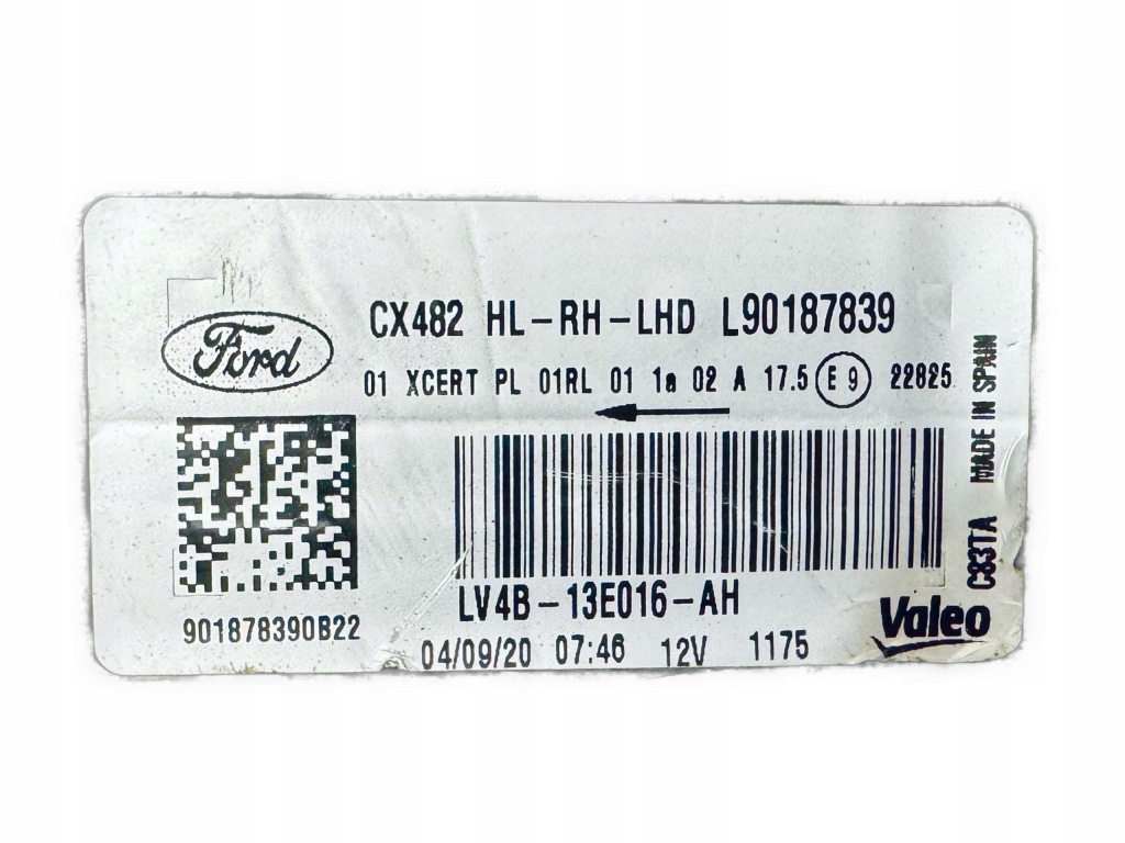 Ford kuga mk3 фара передняя правый  full led lv4b-13e016ah l90187839 комплект Недорого