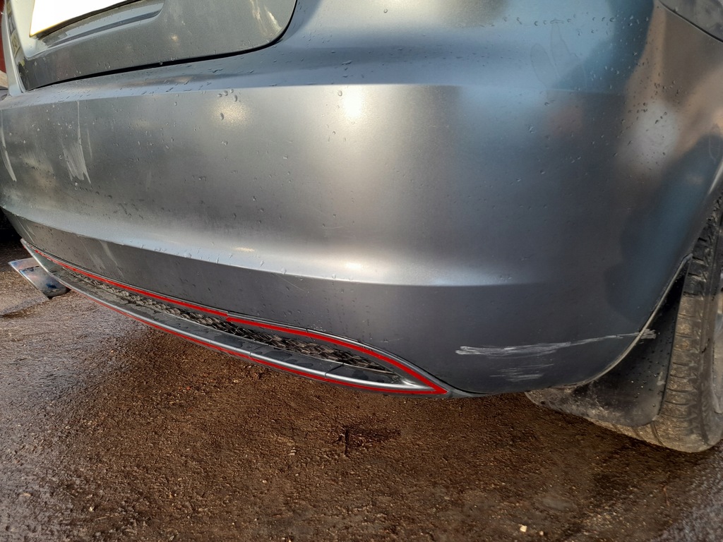 фото №14, Audi a3 8p lift бампер задня задній задній ly7e s-line