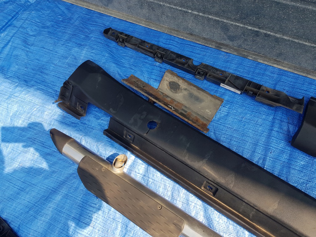 Комплект порог правый левый порог mercedes ml w164 накладка молдинг подножка в Украине