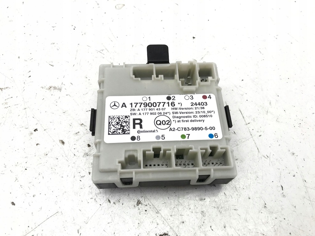 фото №1, Mercedes gla ii h247 2024 модуль блок управления дверь правый задняя a1779007716