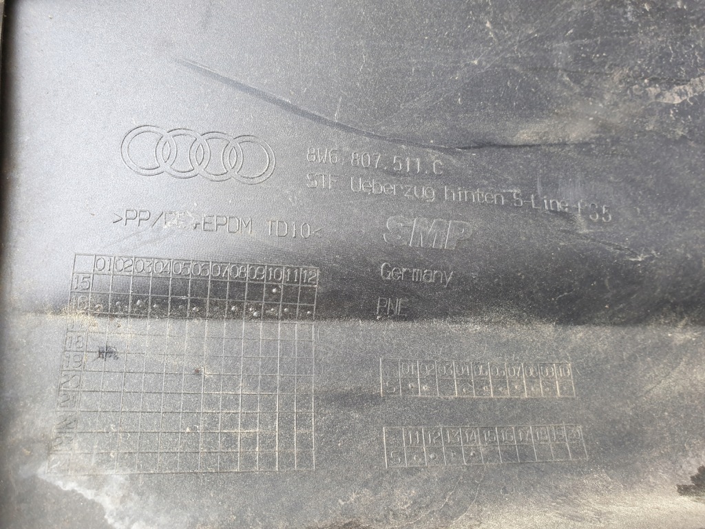 Audi a5 b9 s-line sline бампер задняя  задняя спойлер Цена