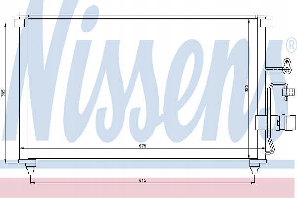 фото №1, Nissens 94639 конденсатор, кондиціонер