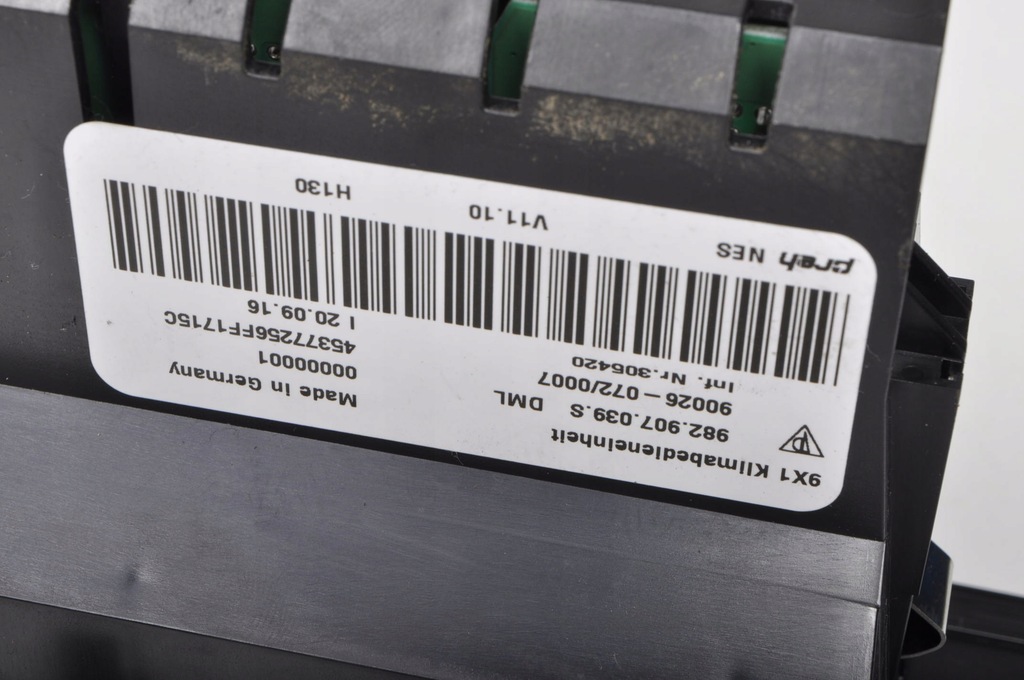 фото №7, Porsche 718 cayman 982 панель переключатель кондиционера 982907039s