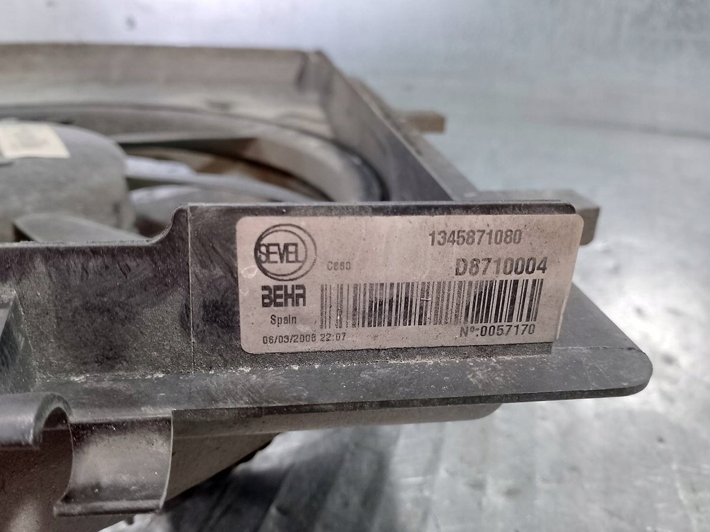 фото №9, Вентилятори радіатора citroen jumper ii 1345871080 d8710004 f9523 2.2