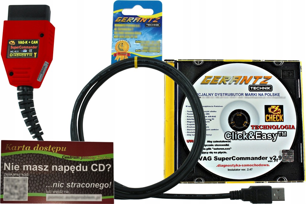 Купить Ремонт, odczyt i kasowanie błędów +kodownie +сервис vag can commander pro+