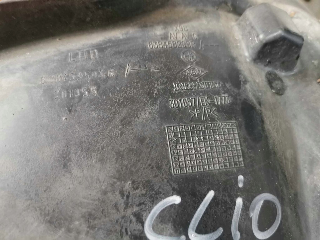 фото №3, Підкрилок лівий перед renault clio iv оригінальний номер 638458298r