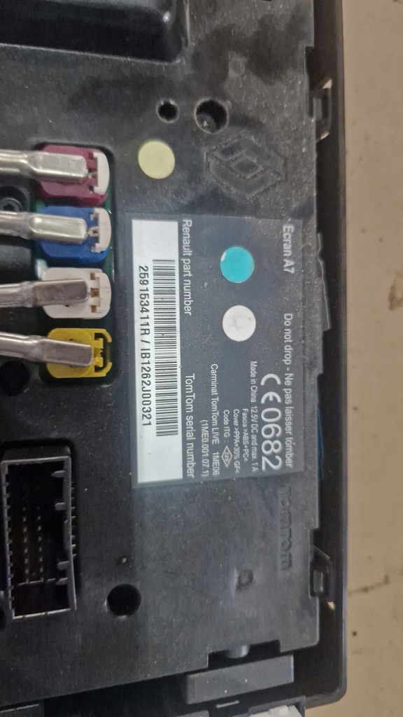 фото №3, Дисплей renault megane iii 08-22 259153411r