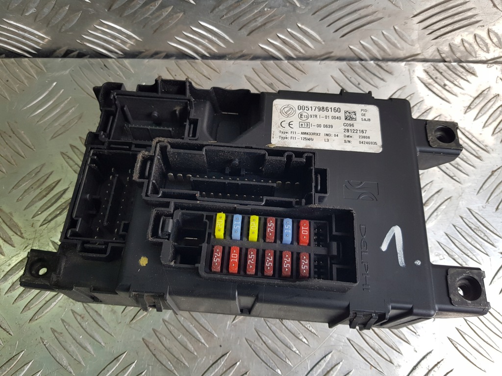 фото №1, Fiat 1.3 multijet модуль bsi коробка предохранителей