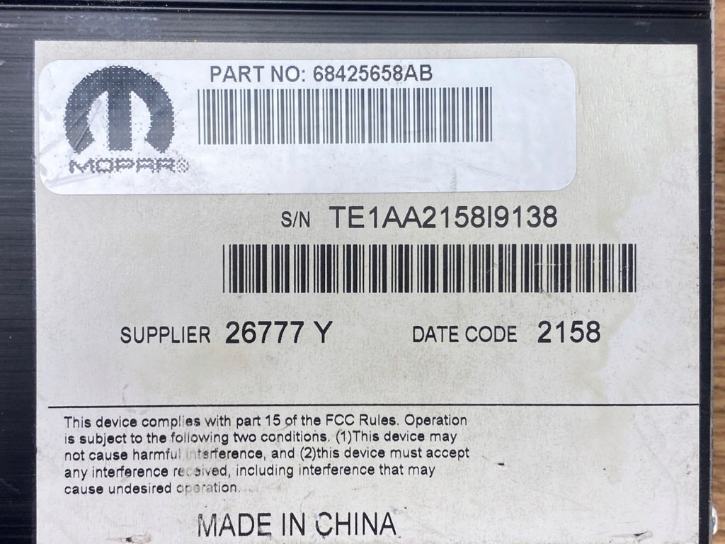 фото №6, Усилитель аудио dodge challenger charger 2015+ usa