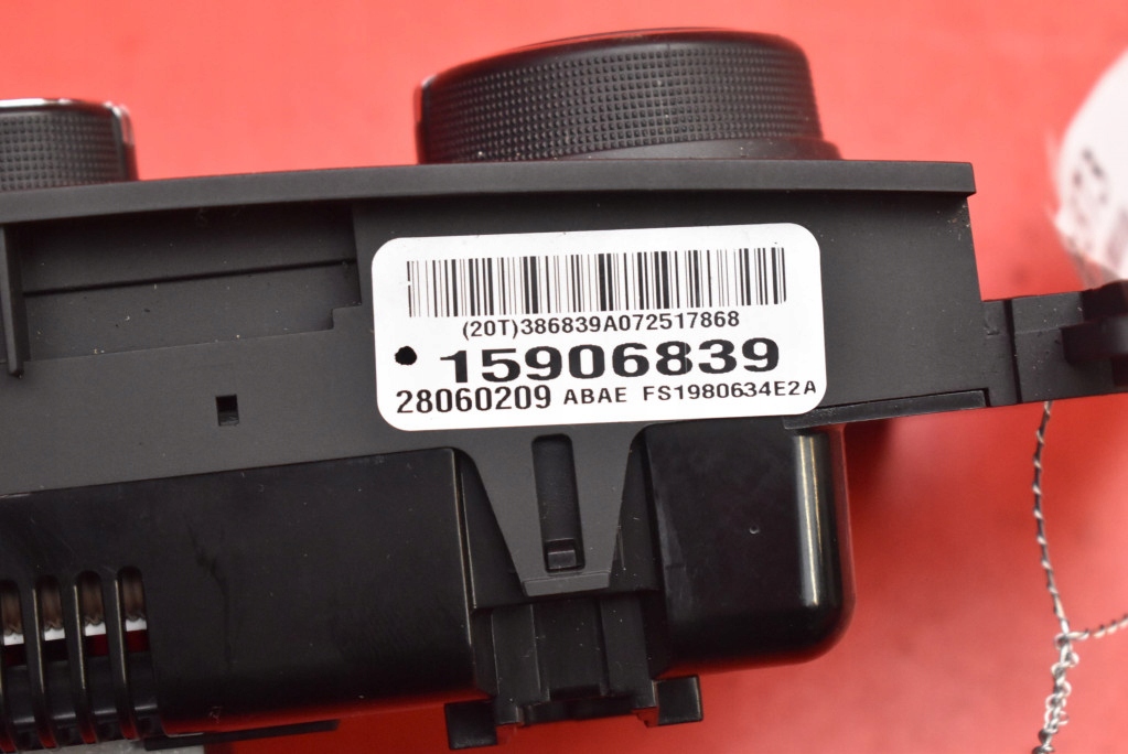 фото №9, Панель управление обдув кондиционер 15906839 chevrolet hhr 1 i 05-11