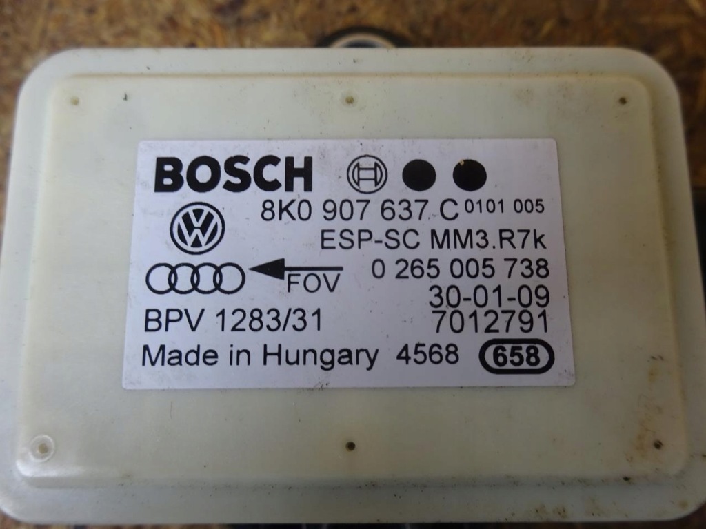 фото №10, Audi a4 b8 8k 08-11 датчик датчик esp 8k0907637c