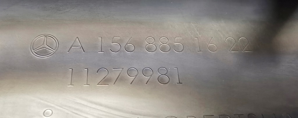 фото №8, Молдинг спойлер хром бампера перед mercedes gla w156 x156 nowa