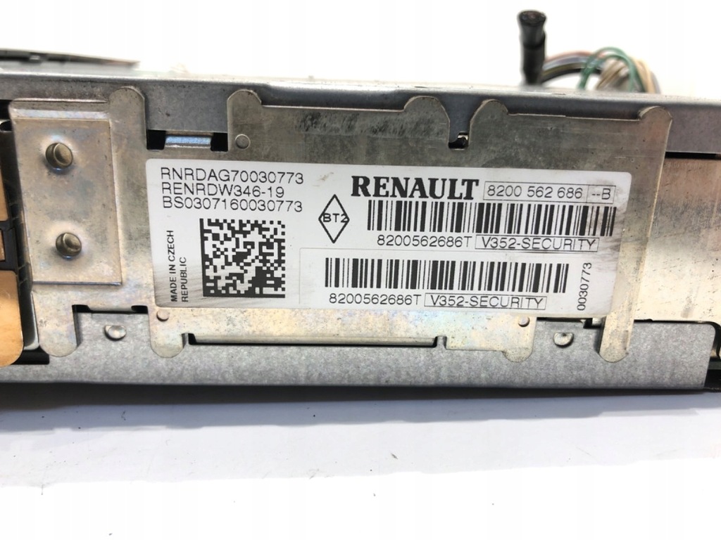 фото №5, Радіо renault scénic ii 8200562686b 03-10 тюнер
