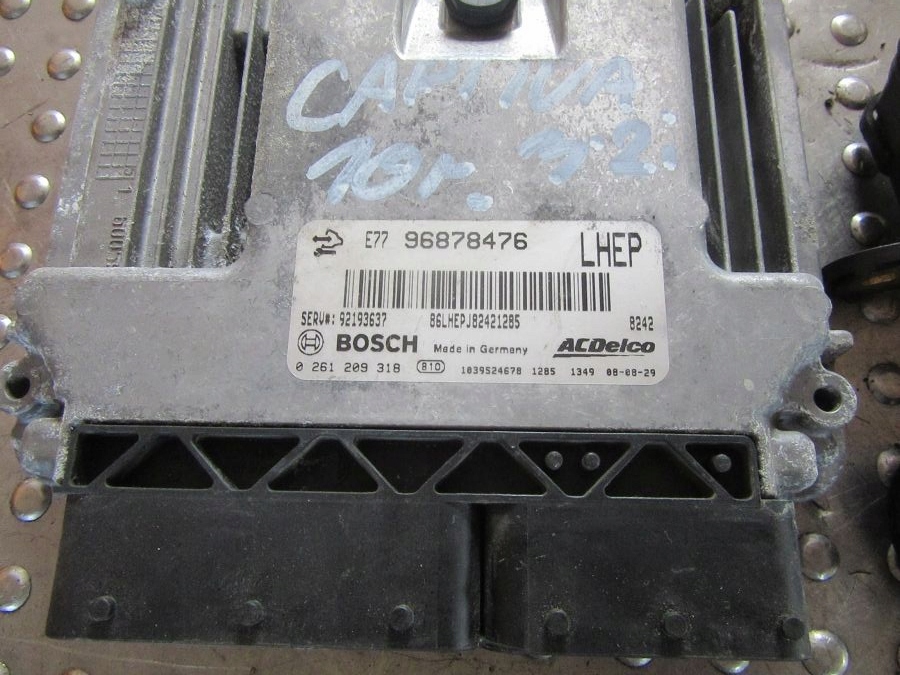 фото №6, Chevrolet captiva 3.2i 2010 бортовий комп'ютер набір do запуск kpl