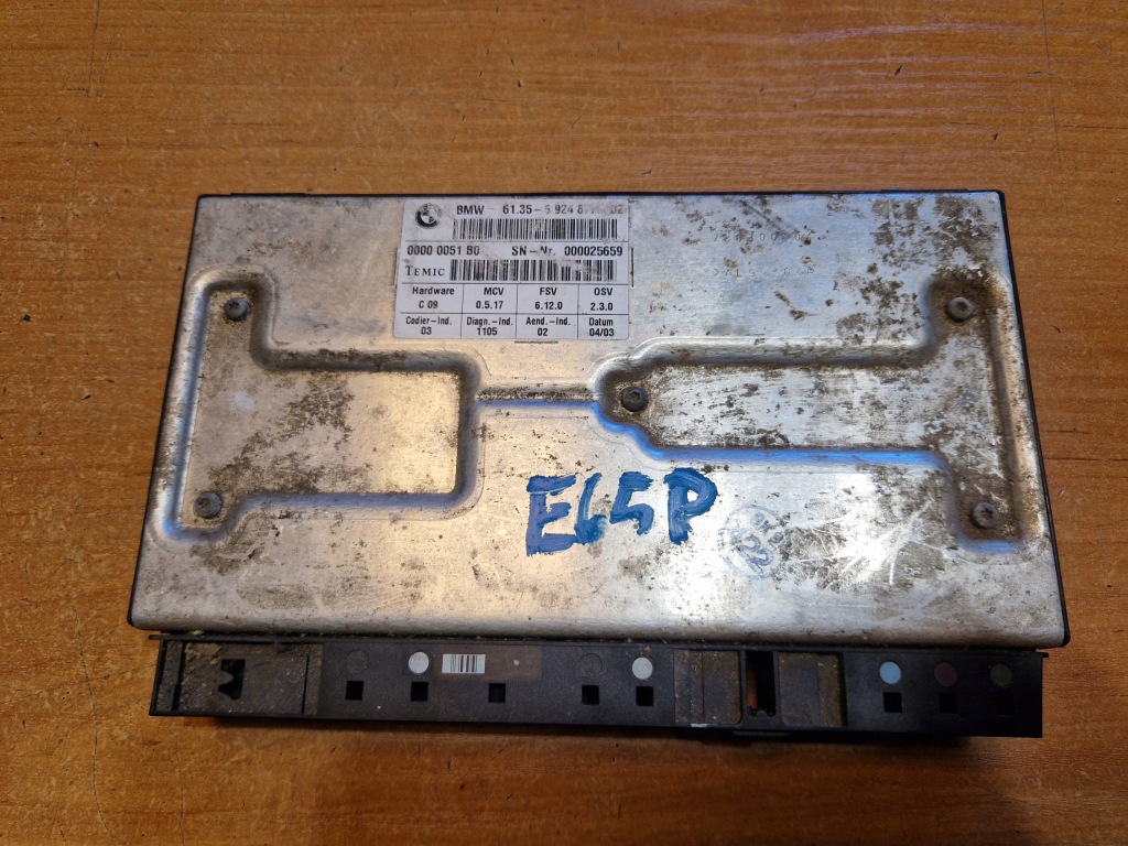 фото №1, Bmw 7 e65 e66 модуль блок керування сидіння перед 6924877