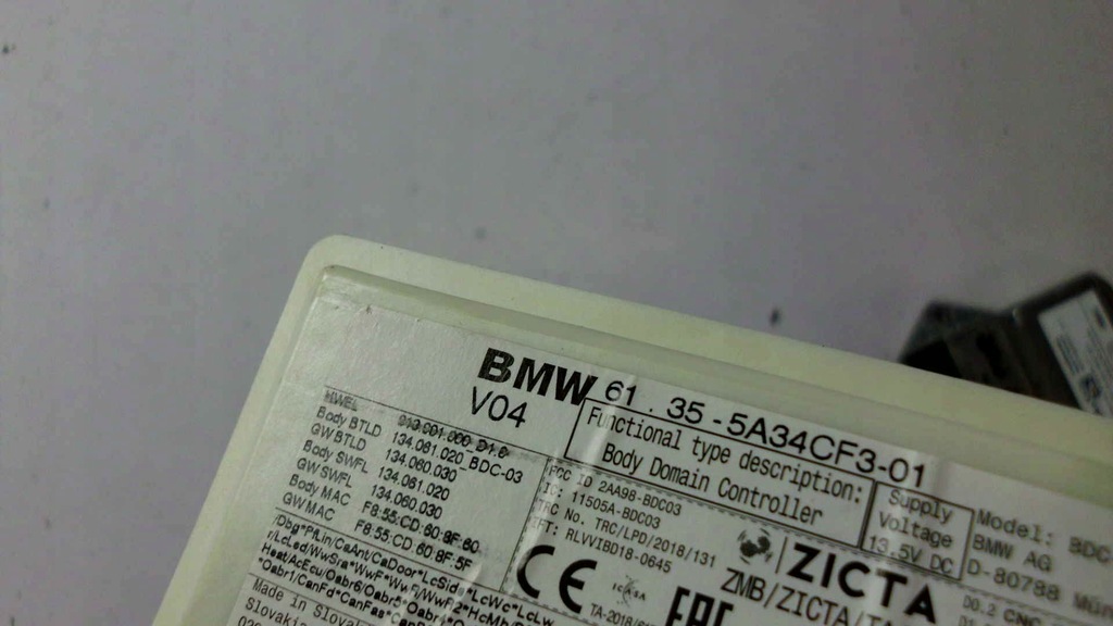 фото №4, Модуль комфорта bmw serii 1 f40 2020 rok