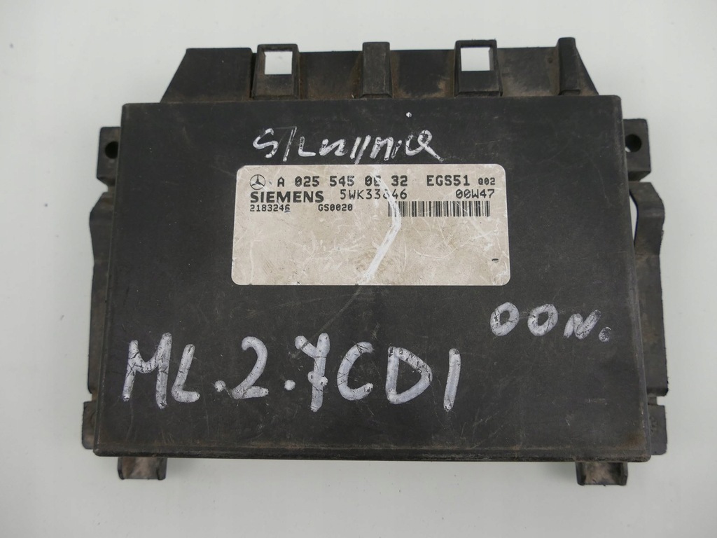 фото №1, Mercedes ml w163 2.7 cdi блок керування коробки модуль