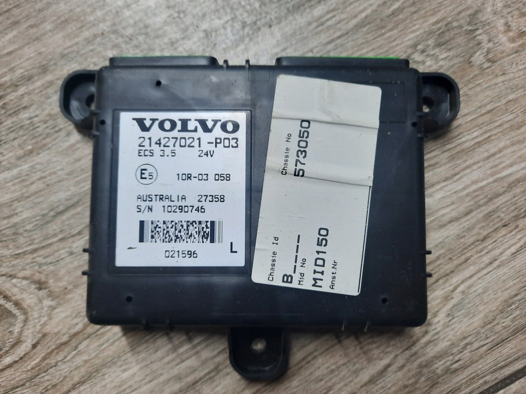 фото №1, Модуль блок управления кассета ecs 3.5 volvo fh fm 9 13