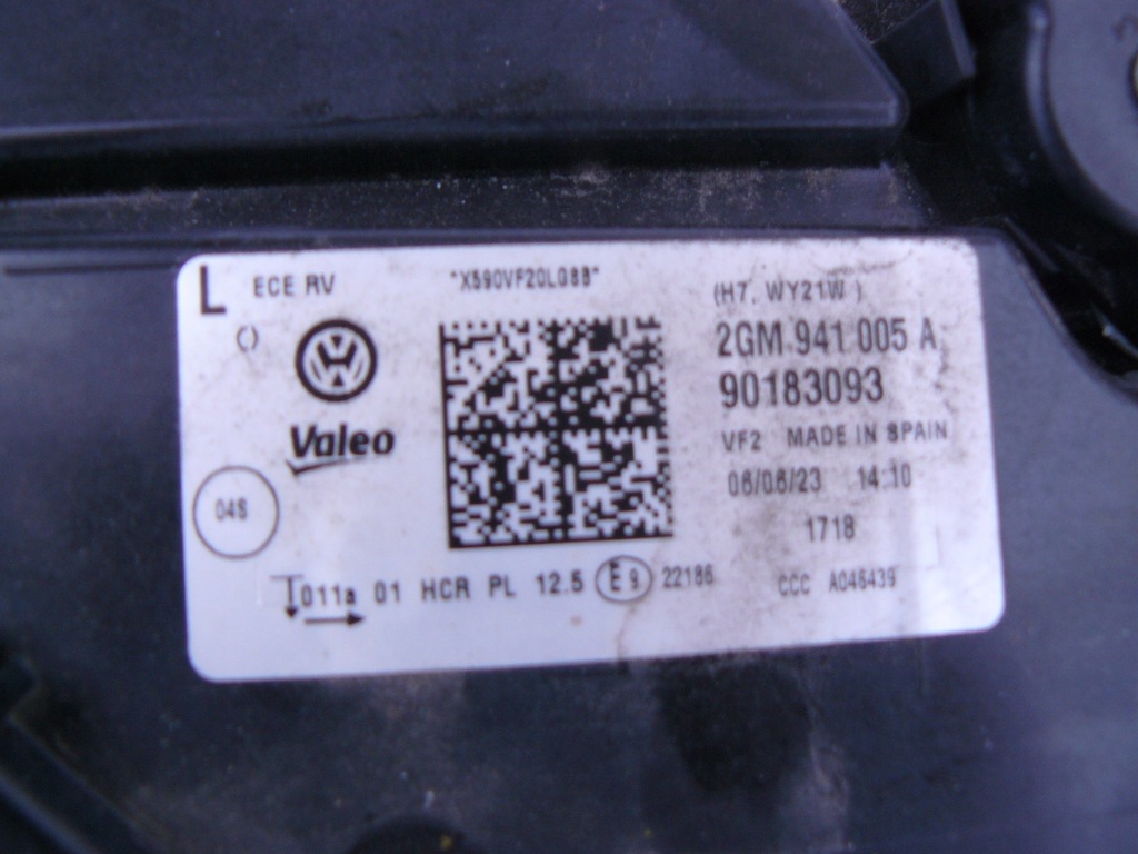 фото №13, Vw t-cross 2gm лампа передняя левая обычная 2gm941005a