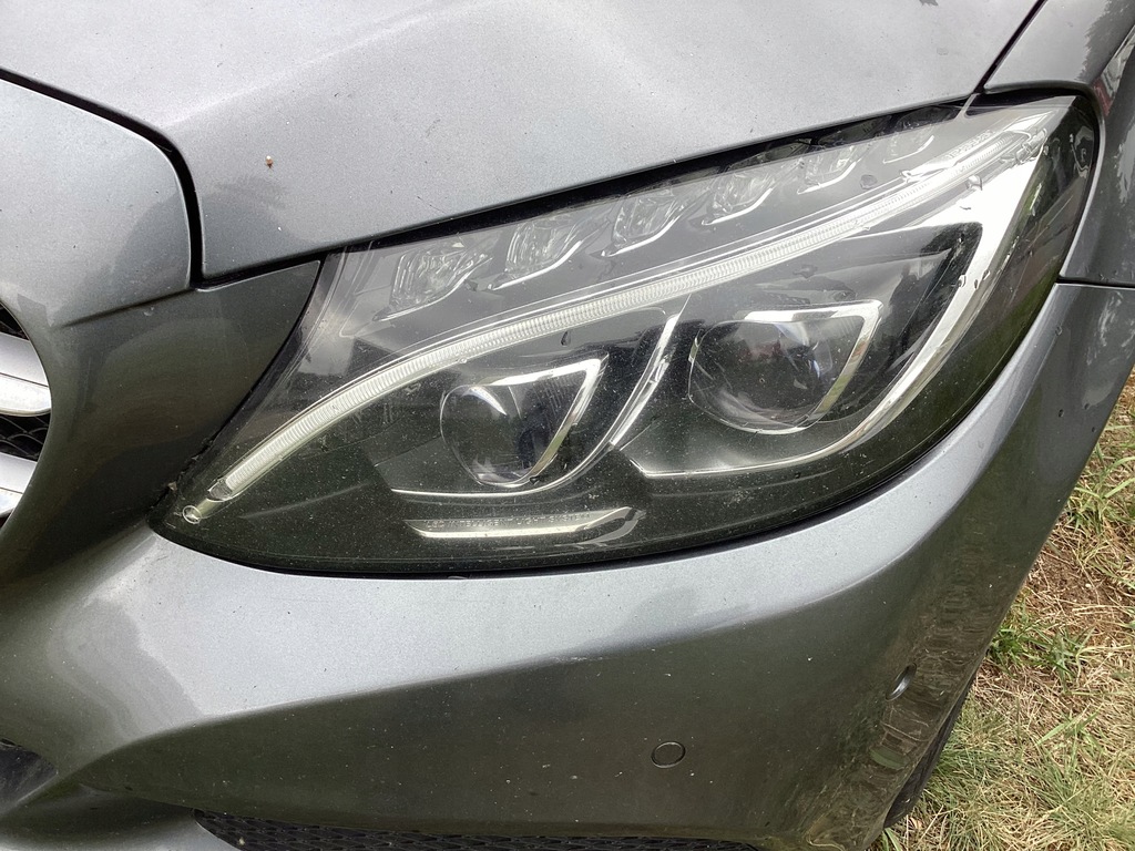 фото №8, Mercedes w205 kompletny перед капот pas лампи радіатор крила демонтаж