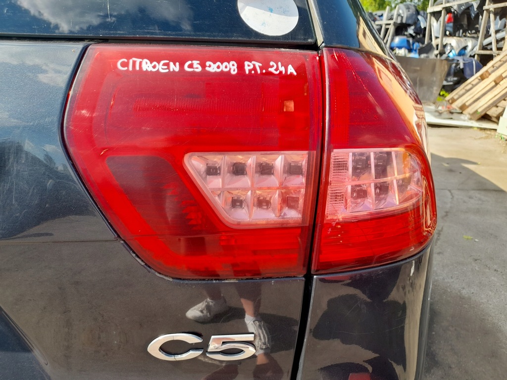 фото №6, Citroen c5 iii x7 лампа правий задня права задня кришка багажника з кришки w кришка