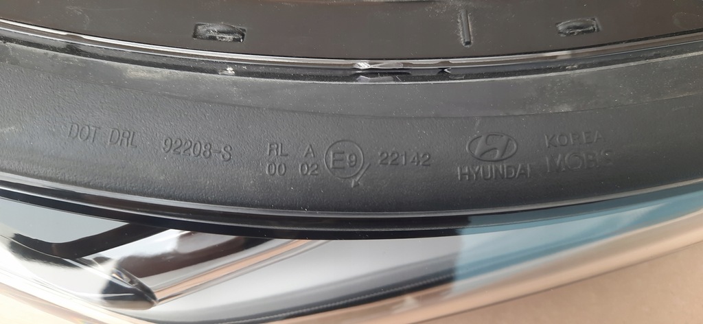 фото №15, Противотуманная фара drl перед правый hyundai santa fe iv 19-