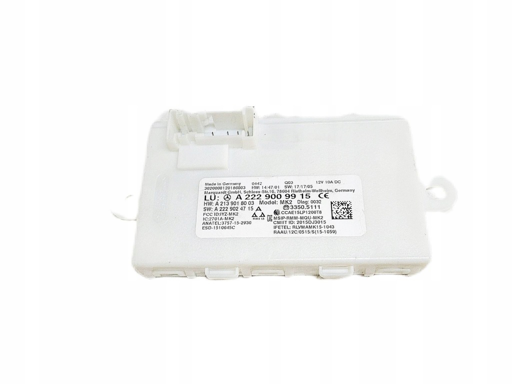 фото №1, Mercedes модуль блок керування keyless a2229009915 europa