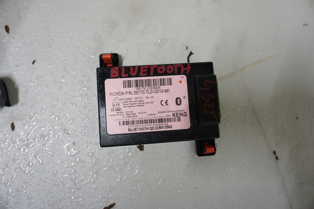 фото №1, Модуль bluetooth 39770-tl0-g010-m1 honda