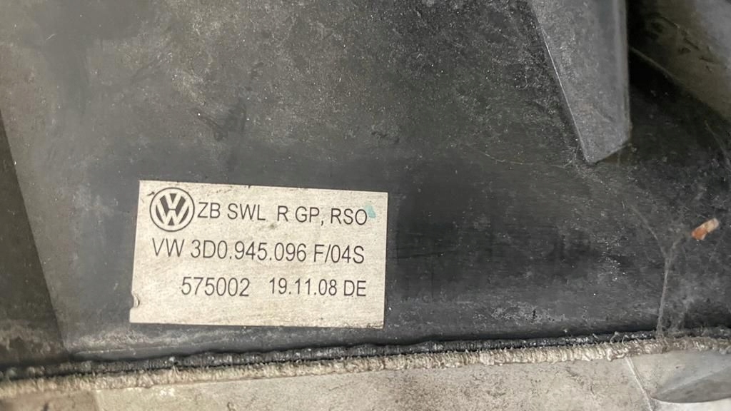 фото №6, Vw phaeton 08-10 лампа задня ліва 3d0945095f