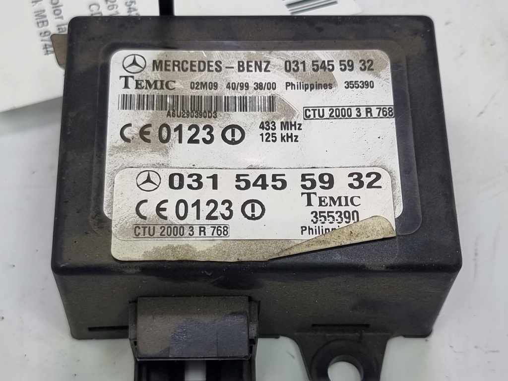 фото №1, Модуль иммобилайзер 0315455932 mercedes vito w638