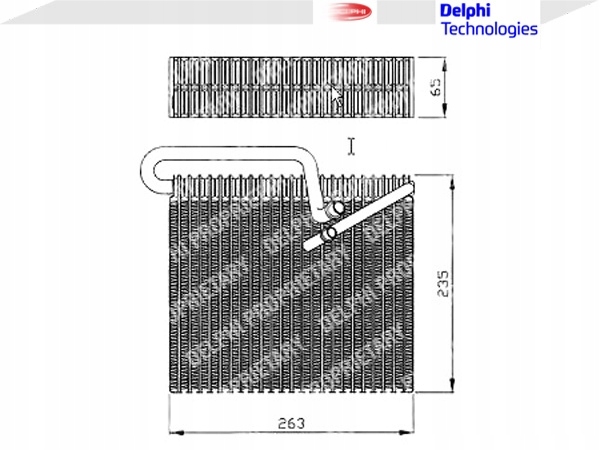 фото №2, Delphi tsp0525148 випарник, кондиціонер