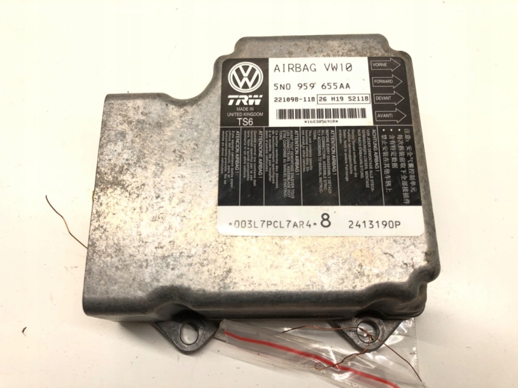 фото №1, Датчик подушка безопасности vw passat b7 5n0959655aa 10-15