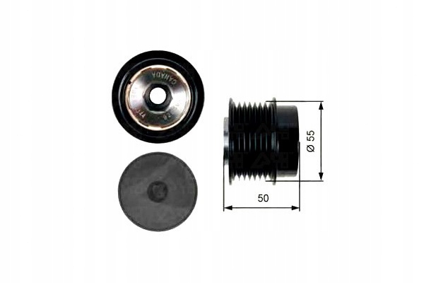 фото №2, Генератор - зчеплення односторонній gates oap7017