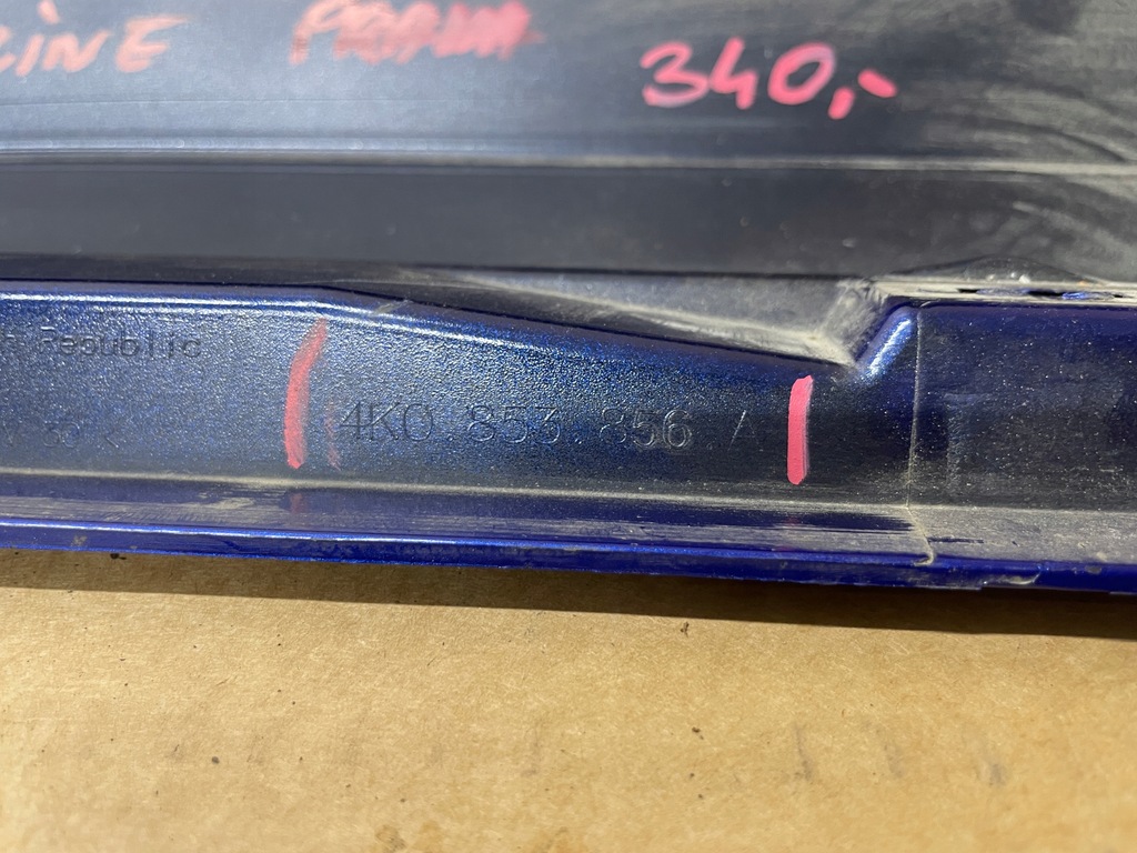 фото №8, Audi a6 c8 4k0 s line молдинг порог правая 4k0853856a