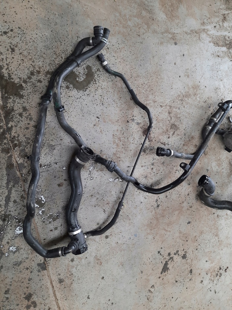 фото №15, Bmw x1 e84 2.0 20i провода wąż wody термостат kpl