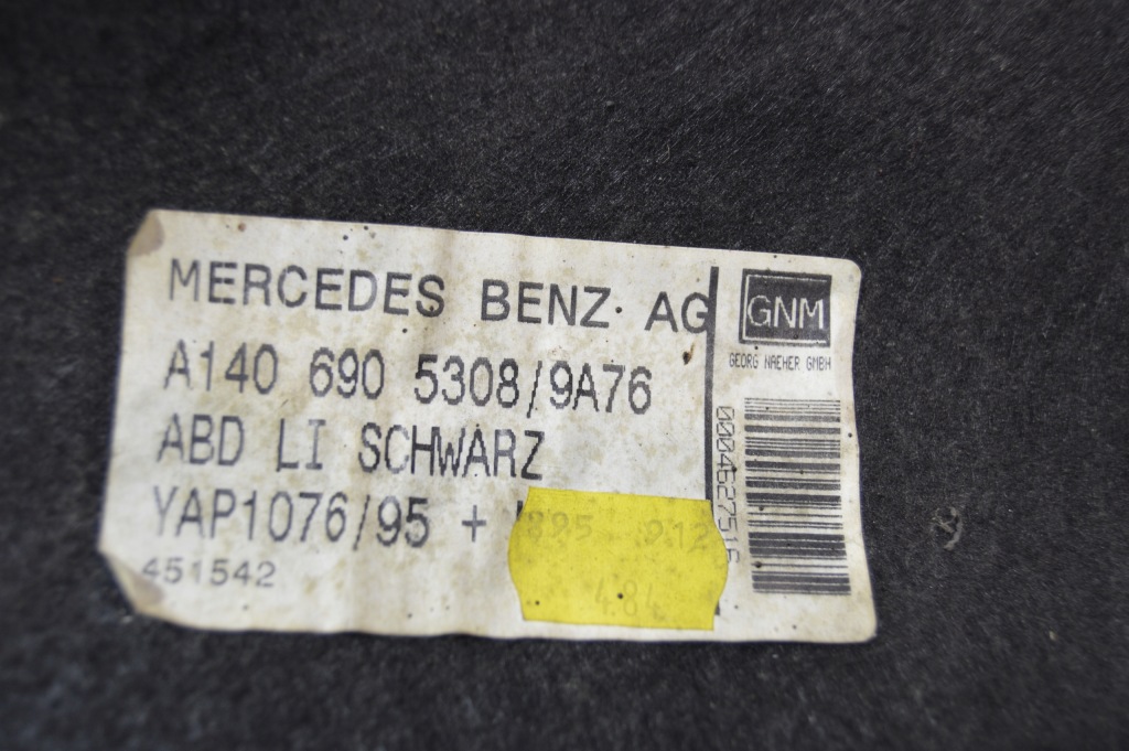 Обивка обшивка багажник mercedes w140 1406905308 Оригинал