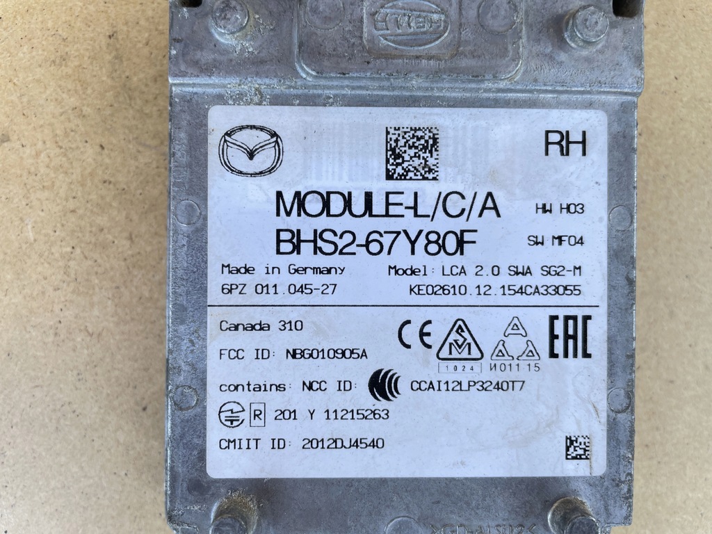 фото №4, Mazda 3 bm ассистент поперечина движения правый