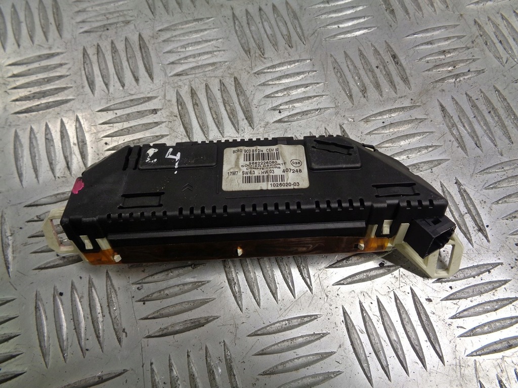 фото №3, Дисплей citroen c4 9662226080