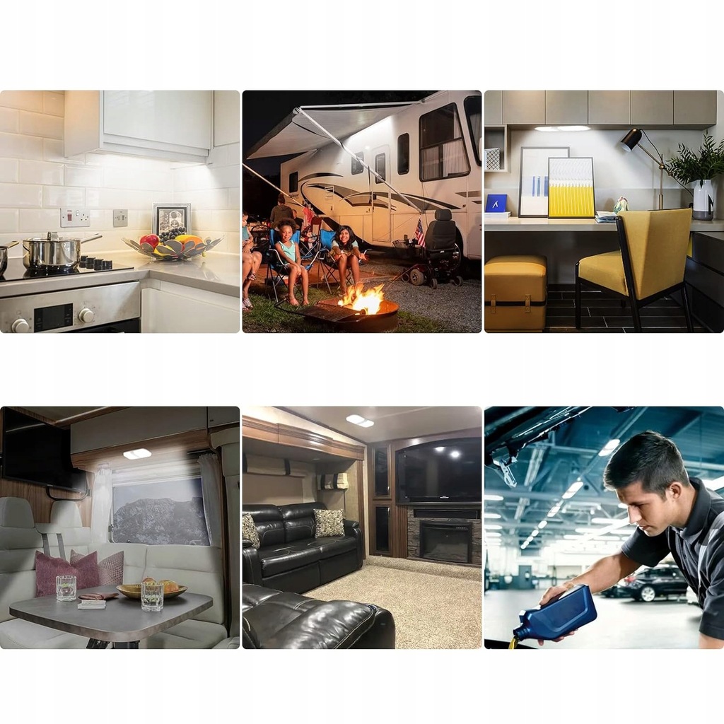 фото №12, Лампа внутрішня led do автомобіля do kampera автомобільна лампа led 12 v