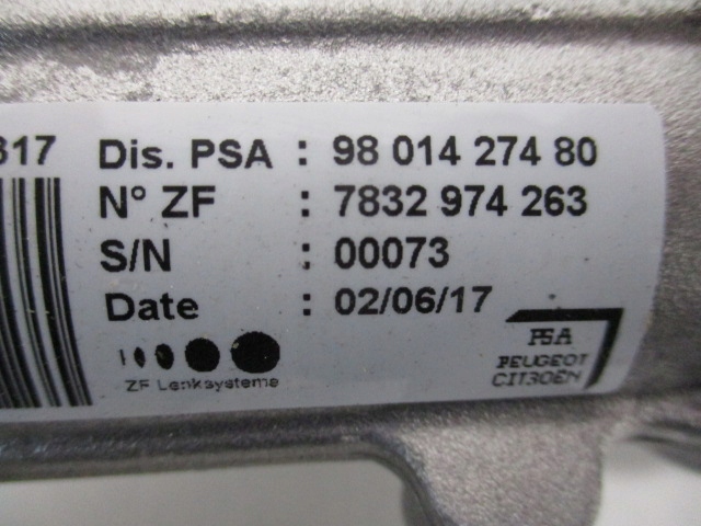 фото №14, Citroen c5 iii x7 рулевая рейка трансмиссия рулевая nowa 9801427480