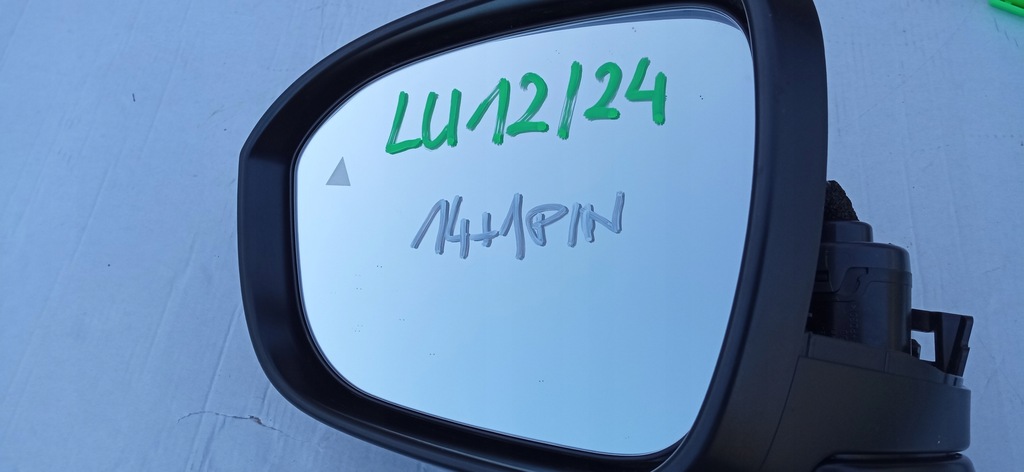 фото №10, Nissan ariya 20- зеркало левая 14+1 pin eu ассистент камера 96302-5ms2a