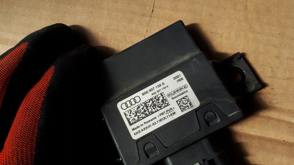 фото №5, Sq5 8r q5 модуль звука двигателя выхлоп 8r0907159a