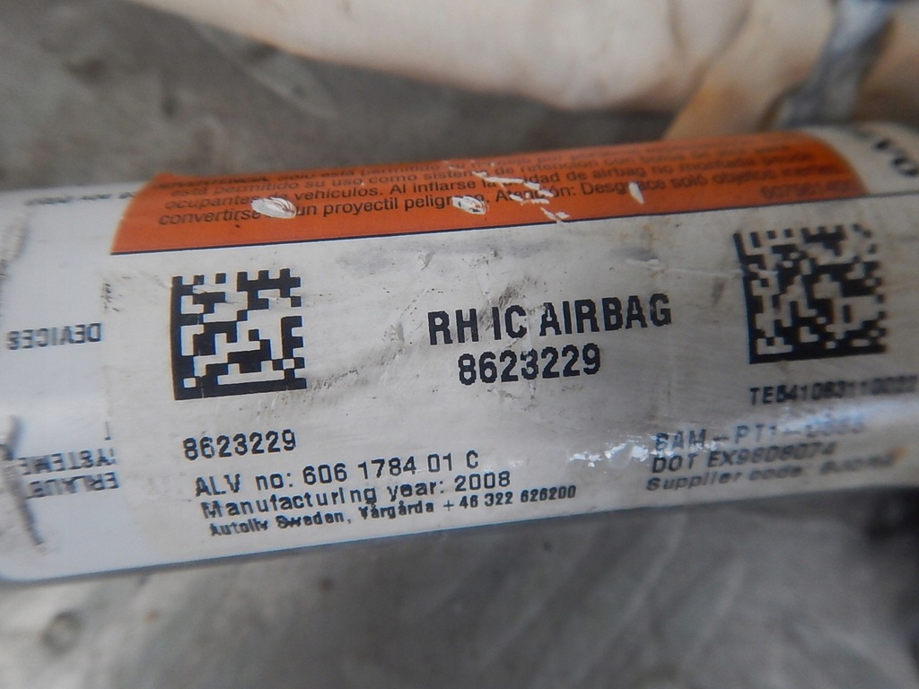 фото №5, Volvo s60 i lift права ліва шторка безпеки подушка